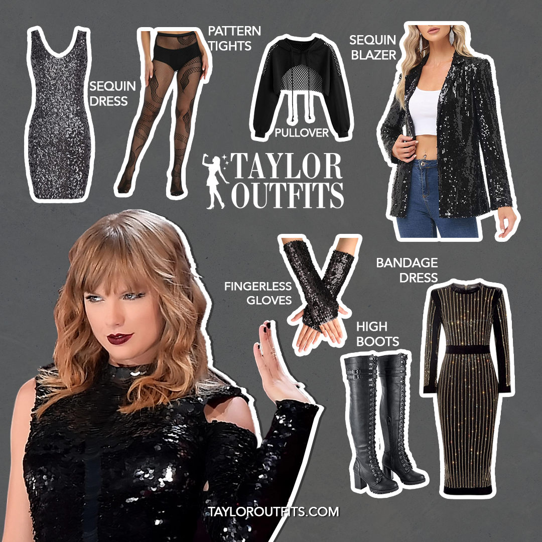reputation tour outfit variations