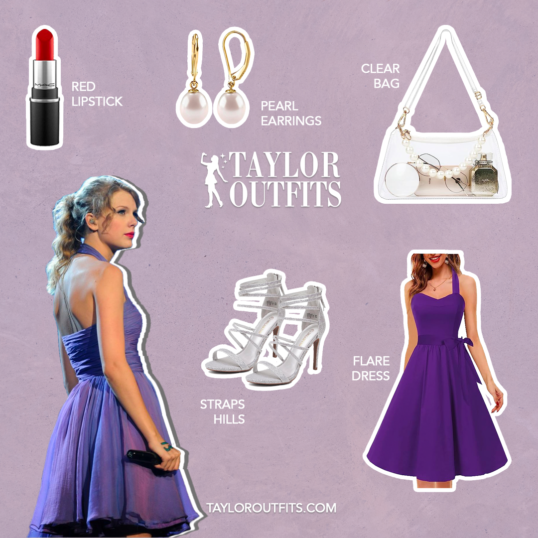 taylor swift speak now purple dress outfit